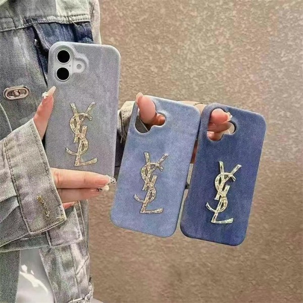 Ysl イブサンローラン耐衝撃のiPhone  16e 15 pro max 14  13 12 plusスマホケースブランドiPhone  16プロマックス15 14スマホカバー激安アイフォン15/14 13pro 12 16+ケースブランド 手触り良い 男女兼用iPhone 15 14 16 pro maxケースカバー