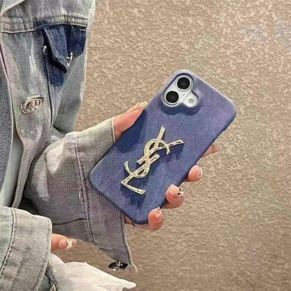 Ysl イブサンローラン耐衝撃のiPhone  16e 15 pro max 14  13 12 plusスマホケースブランドiPhone  16プロマックス15 14スマホカバー激安アイフォン15/14 13pro 12 16+ケースブランド 手触り良い 男女兼用iPhone 15 14 16 pro maxケースカバー