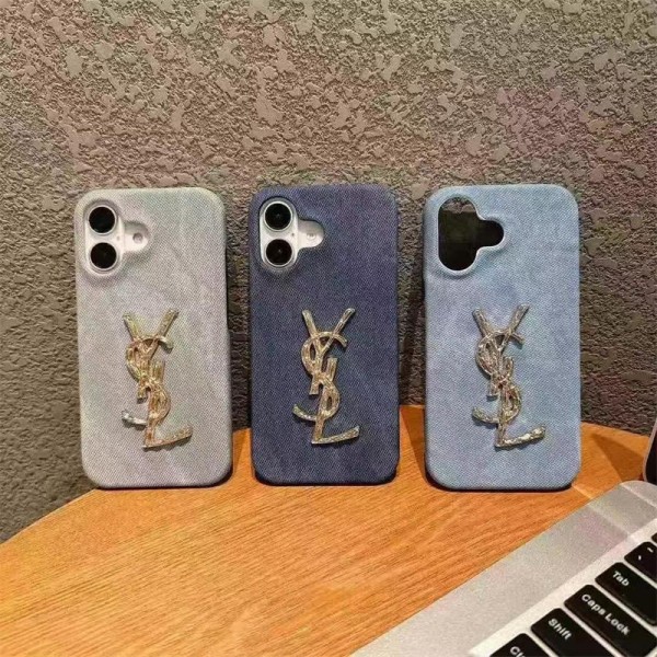 Ysl イブサンローラン耐衝撃のiPhone  16e 15 pro max 14  13 12 plusスマホケースブランドiPhone  16プロマックス15 14スマホカバー激安アイフォン15/14 13pro 12 16+ケースブランド 手触り良い 男女兼用iPhone 15 14 16 pro maxケースカバー