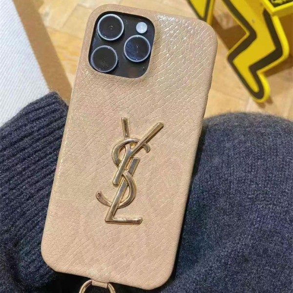 Ysl イブサンローランアイフォン 16プロ マックス/15プロ/16カバー 落下防止耐衝撃のiPhone  16e 15 pro max 14  13 12 plusスマホケースアイフォン15/14 13pro 12 16+ケースブランド 手触り良い アップル 15+ 14pro 16eブランドスマホカバー薄型オシャレ