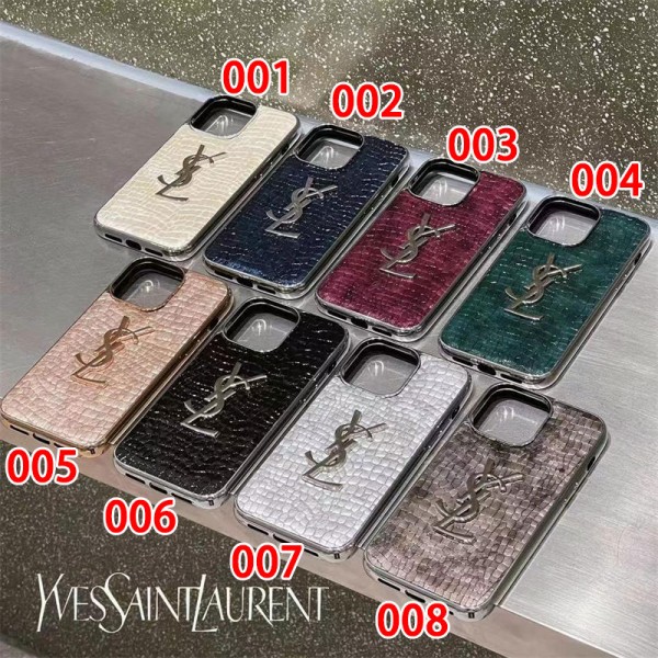 Ysl イブサンローランアイフォン16 pro max 15 plus 14pro 16e ブランドケースアイフォン 16プロ マックス/15プロ/16カバー 落下防止アイフォン15/14 13pro 12 16+ケースブランド 手触り良い アップル 15+ 14pro 16eブランドスマホカバー薄型オシャレ