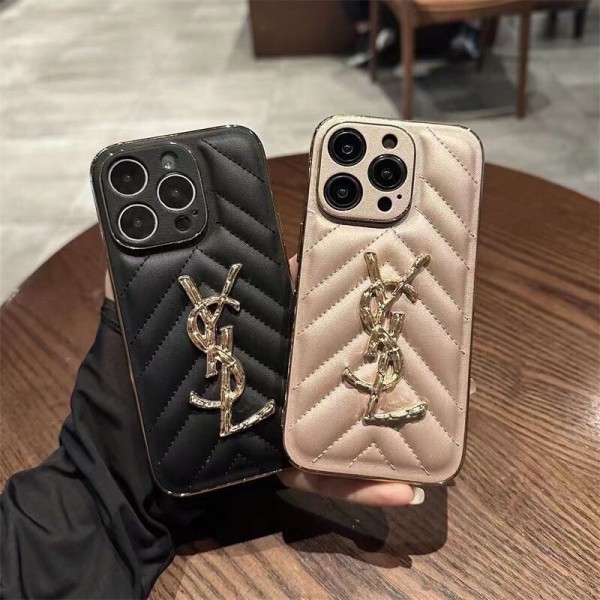 Ysl イブサンローランアイフォン 16プロ マックス/15プロ/16カバー 落下防止ブランドiPhone  16プロマックス15 14スマホカバー激安アイフォン15/14 13pro 12 16+ケースブランド 手触り良い アップル 15+ 14pro 16eブランドスマホカバー薄型オシャレ