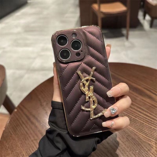 Ysl イブサンローランアイフォン 16プロ マックス/15プロ/16カバー 落下防止ブランドiPhone  16プロマックス15 14スマホカバー激安アイフォン15/14 13pro 12 16+ケースブランド 手触り良い アップル 15+ 14pro 16eブランドスマホカバー薄型オシャレ