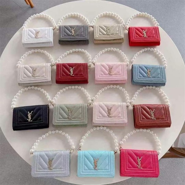 Ysl イブサンローラン軽量 エアーポッズ 4/プロ2/3カバー 紛失防止ブランド Airpods Pro2/3 4メンズ レディースairpods 4 pro2ケース シリコンairpods pro2/4 3ケース ストラップ付き