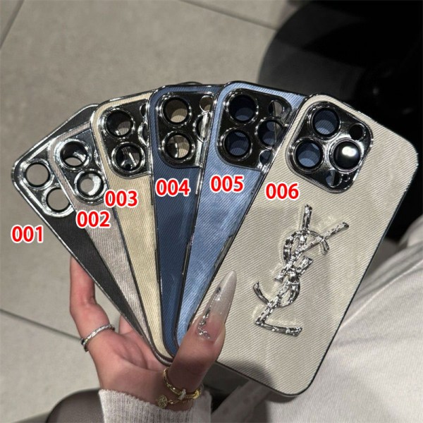 Ysl イヴサンローランハイブランドiphone16e 14 17 Pro Max 15 Plusケースカバーアイフォン 16プロ マックス/15 17 プロ/16カバー 落下防止アイフォン17 air/15/14 13pro 12 16+ケースブランド 手触り良い アップル 15+ 14pro 16e 17ブランドスマホカバー薄型オシャレ