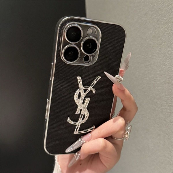 Ysl イヴサンローランハイブランドiphone16e 14 17 Pro Max 15 Plusケースカバーアイフォン 16プロ マックス/15 17 プロ/16カバー 落下防止アイフォン17 air/15/14 13pro 12 16+ケースブランド 手触り良い アップル 15+ 14pro 16e 17ブランドスマホカバー薄型オシャレ