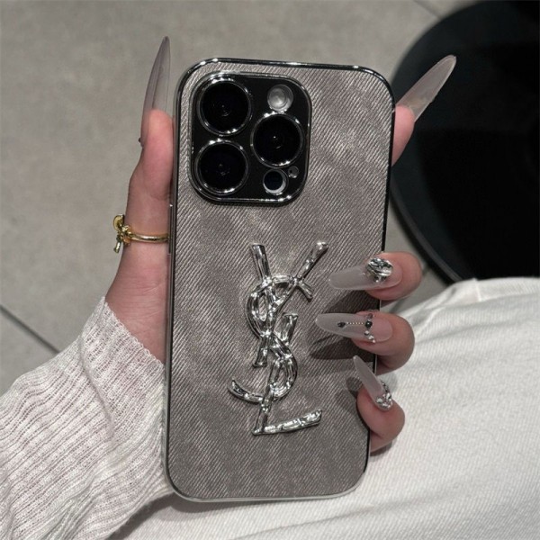 Ysl イヴサンローランハイブランドiphone16e 14 17 Pro Max 15 Plusケースカバーアイフォン 16プロ マックス/15 17 プロ/16カバー 落下防止アイフォン17 air/15/14 13pro 12 16+ケースブランド 手触り良い アップル 15+ 14pro 16e 17ブランドスマホカバー薄型オシャレ