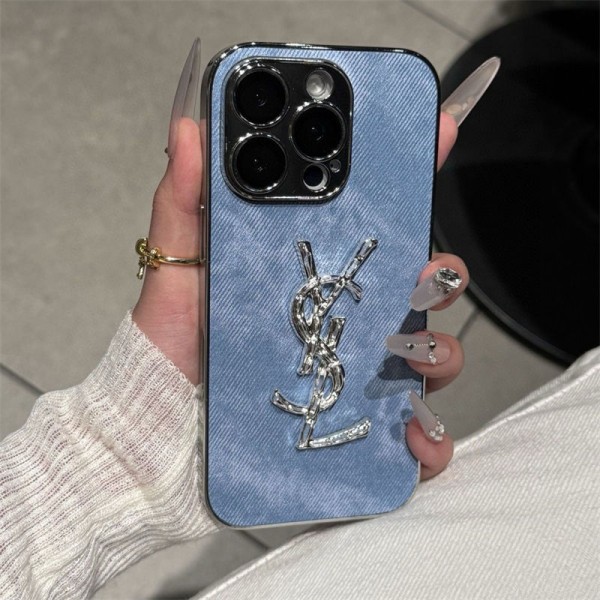 Ysl イヴサンローランハイブランドiphone16e 14 17 Pro Max 15 Plusケースカバーアイフォン 16プロ マックス/15 17 プロ/16カバー 落下防止アイフォン17 air/15/14 13pro 12 16+ケースブランド 手触り良い アップル 15+ 14pro 16e 17ブランドスマホカバー薄型オシャレ