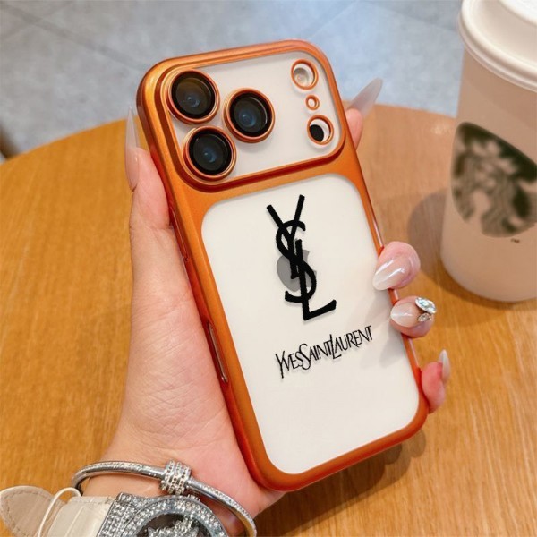 Ysl イヴサンローランアイフォン17 air 16 pro max 15 plus 14pro 16e ブランドケースアイフォンAir /16プロ マックス/15 17 プロ/16カバー 落下防止アイフォン17/air/15/14 13pro 12 16+ケースブランド 手触り良い 男女兼用iPhone  Air 15 14 16 17pro maxケースカバー