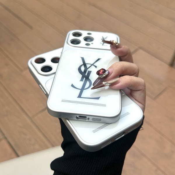 Ysl イヴサンローランアイフォンAir /16プロ マックス/15 17 プロ/16カバー 落下防止耐衝撃のiPhone Air 17pro 16e 15 pro max 17eスマホケースブランドiPhone  16プロマックス15 14 17 Air スマホカバー激安アップル 15+ 14pro 16e 17eブランドスマホカバー薄型オシャレ