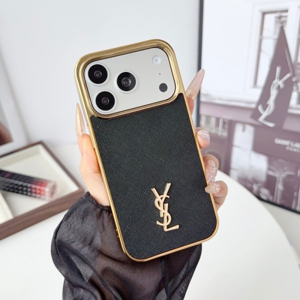 Ysl イヴサンローランアイフォン17 air 16 pro max 15 plus 14pro 16e ブランドケース耐衝撃のiPhone Air 17pro 16e 15 pro max 17eスマホケース男女兼用iPhone  Air 15 14 16 17pro maxケースカバーアップル 15+ 14pro 16e 17eブランドスマホカバー薄型オシャレ