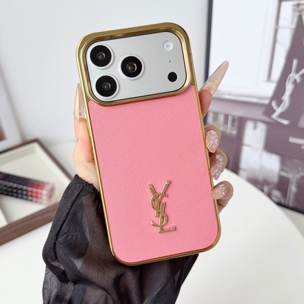 Ysl イヴサンローランアイフォン17 air 16 pro max 15 plus 14pro 16e ブランドケース耐衝撃のiPhone Air 17pro 16e 15 pro max 17eスマホケース男女兼用iPhone  Air 15 14 16 17pro maxケースカバーアップル 15+ 14pro 16e 17eブランドスマホカバー薄型オシャレ