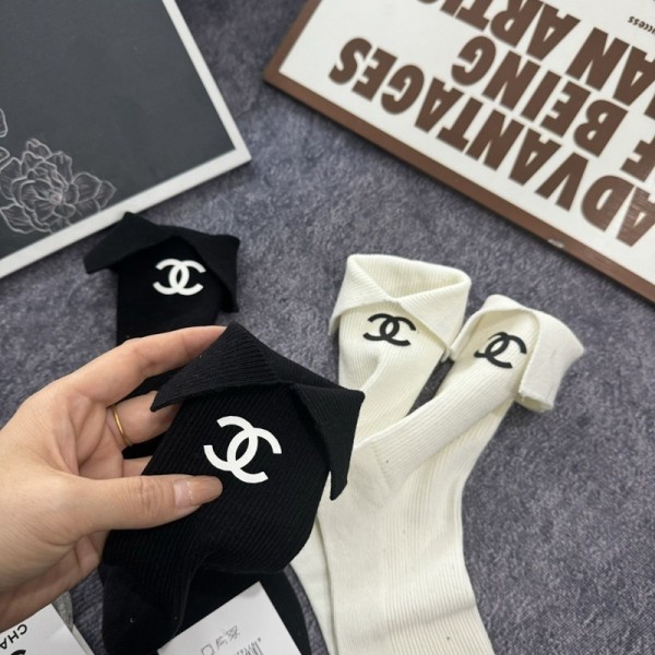 Chanel シャネルブランド靴下 偽物パロディ靴下 韓国 安いブランド激安靴下メンズレディーススーパーコピー 保温 ルームソックス ブランド通販