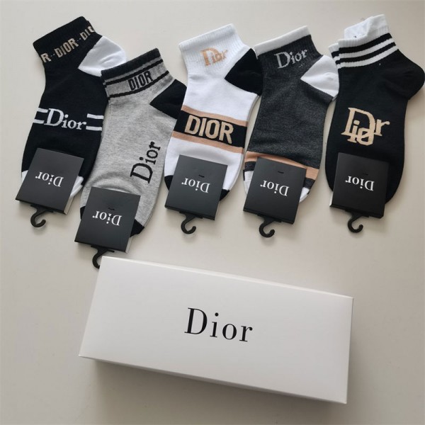 Dior ディオールハイブランド 涼しい ムレない おしゃれ 綿 春夏秋 靴下夏 綿 薄手 通気性 おしゃれ スポーツ くつしたパロディ靴下 韓国 安いランニング ゴルフ靴下 吸汗速乾 蒸れない スニーカーソックス