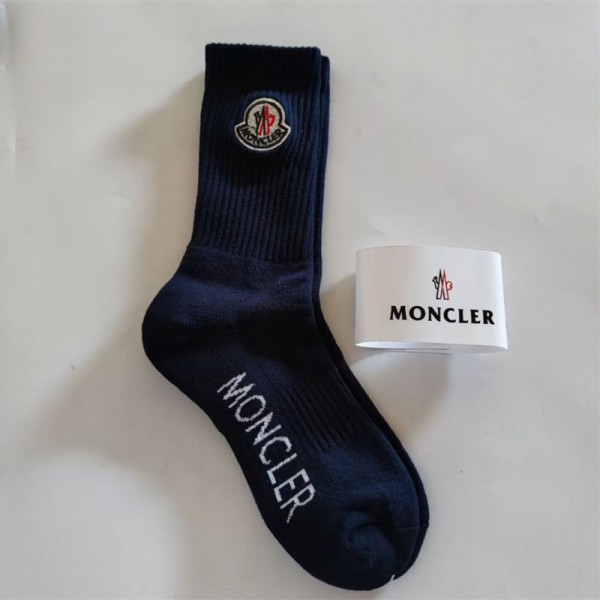 Moncler モンクレールブランド靴下 偽物ソックス ブランド スポーツ コピールームソックス 冬秋ブランド激安靴下メンズレディーススーパーコピー