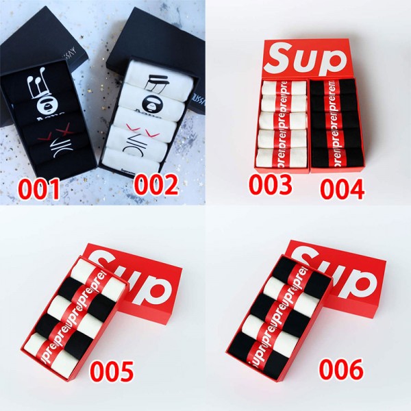 Supreme シュプリーム激安 ソックス ブランド フットカバー スニーカーインハイブランド 涼しい ムレない おしゃれ 綿 春夏秋 靴下パロディ靴下 韓国 安いランニング ゴルフ靴下 吸汗速乾 蒸れない スニーカーソックス
