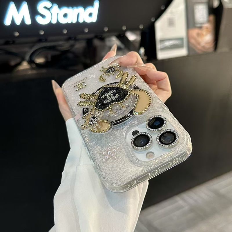 Chanel アップル 15+ 14pro 16eブランドスマホカバー