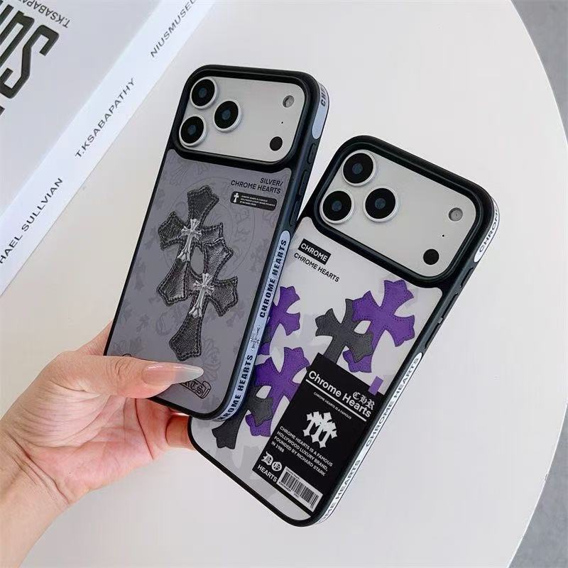 クロムハーツ耐衝撃のiPhone Air 17pro 16e 15 pro max 14  13 12 plusスマホケース