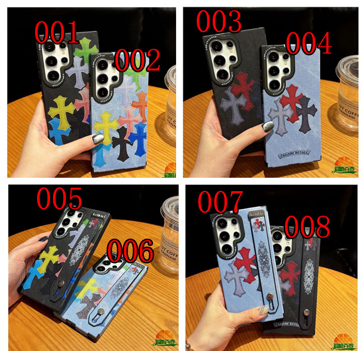 Chrome Heartsギャラクシーs26 ultra s25 S23 S24 Ultra Plus ケース