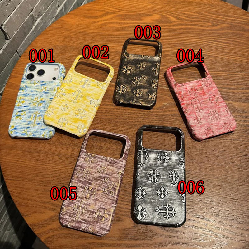 Chrome Heartsアイフォン17 16 pro max 15 plus 14pro ケース