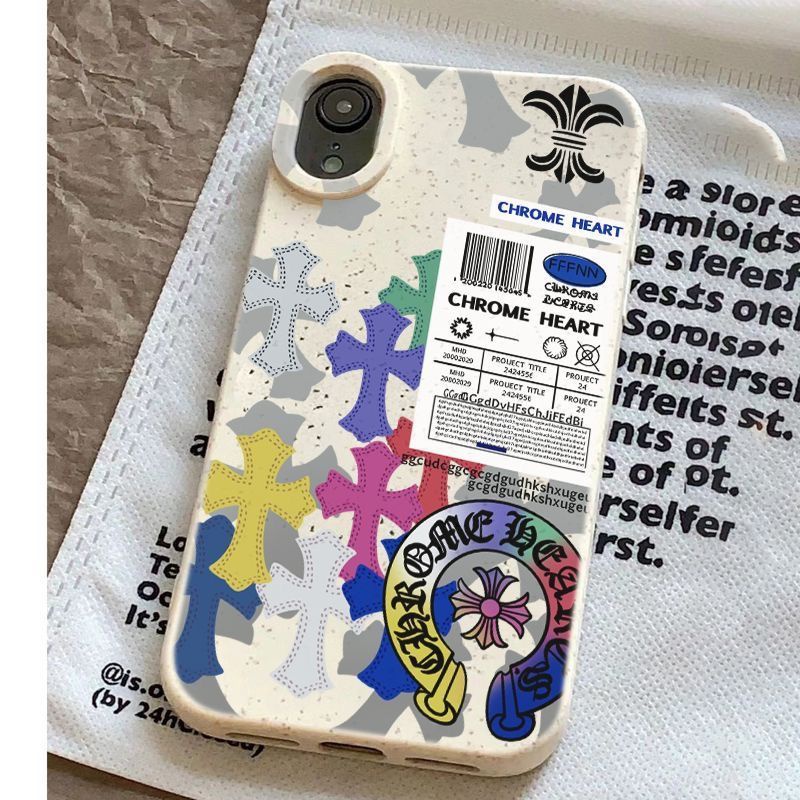 Chrome Heartsアイフォン17 pro 16 plus 15 pro maxカバー
