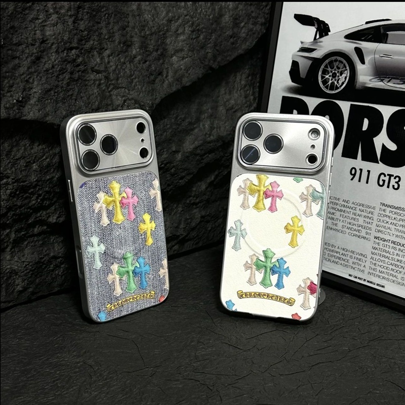 Chrome Heartsアイフォン17/air/15/14 13pro 12 16+ケース