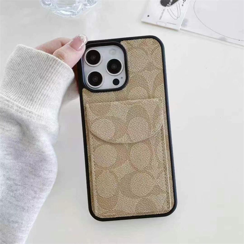 Coachアップル 15+ 14pro 16e 17ブランドスマホカバー