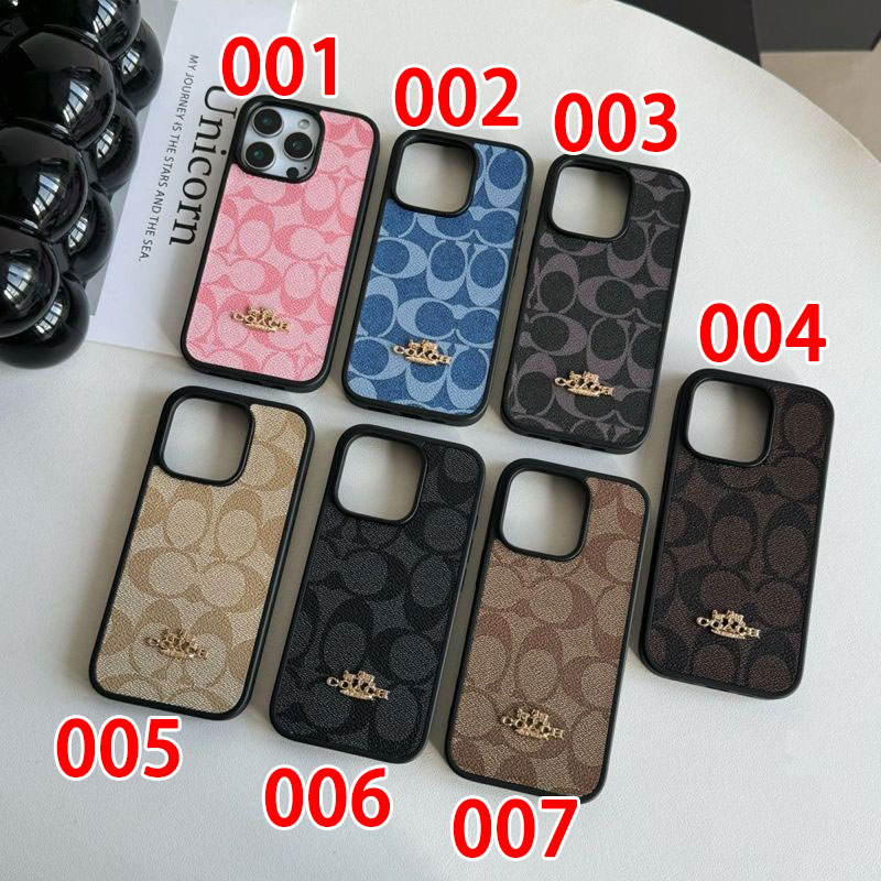 Coach アイフォン17 air/15/14 13pro 12 16+ケース