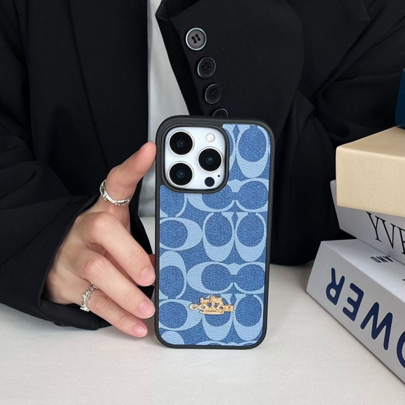 Coach アップル 15+ 14pro 16e 17ブランドスマホカバー