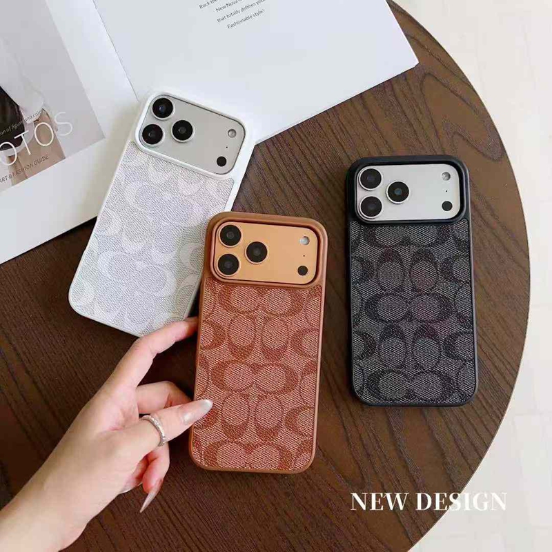 Coachアップル 15+ 14pro 16e 17カバー