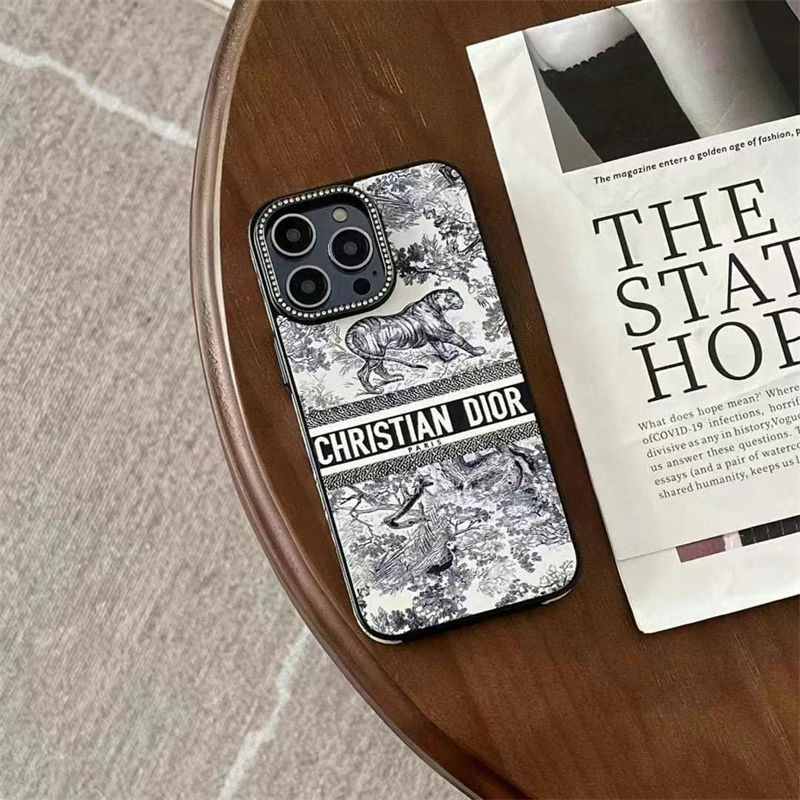ディオール iPhone 15 14 16プロマックススマホカバー