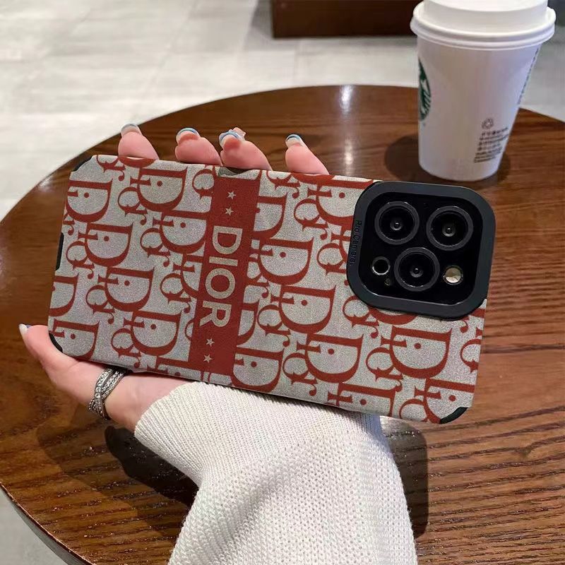 Diorアップル 15+ 14pro 16e 17ブランドスマホカバー