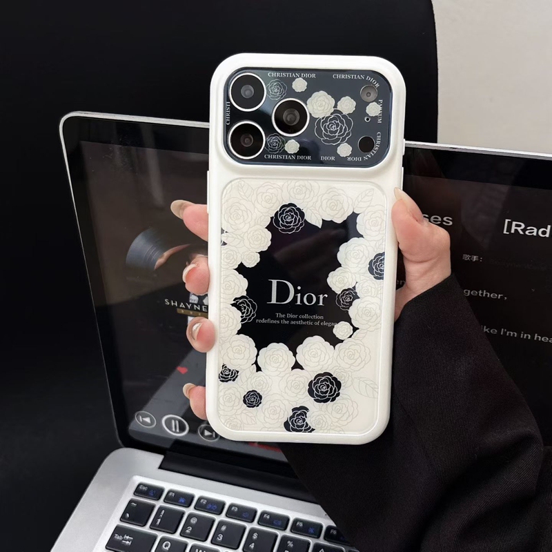 Dior アップル 18 15+ 14pro 16e 17eブランドスマホカバー
