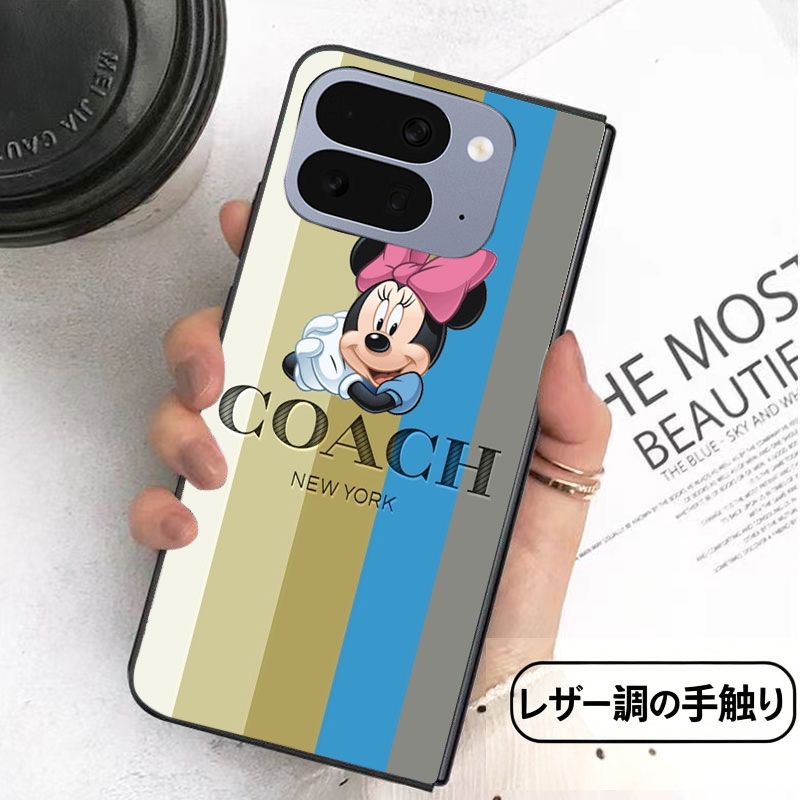 コーチGoogle Pixel Pro 11 10 9 foldカバー 高級感 