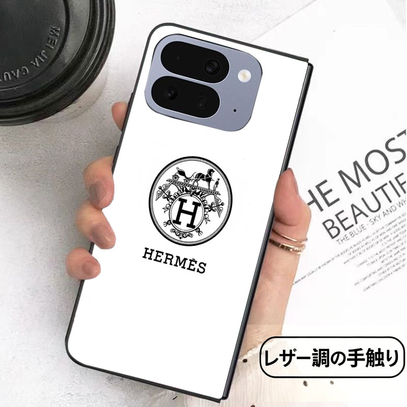 エルメス Galaxy z fold5 4 6 7 8ブランドスマホケース