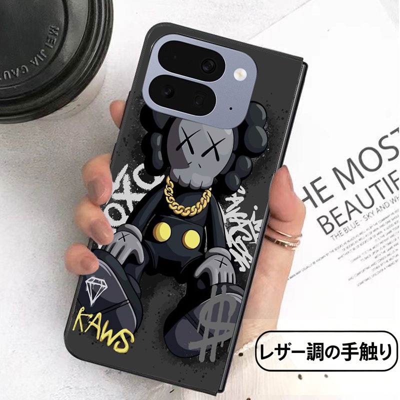  カウズSamsung Z Fold5 4 6 7 8スマホケー
