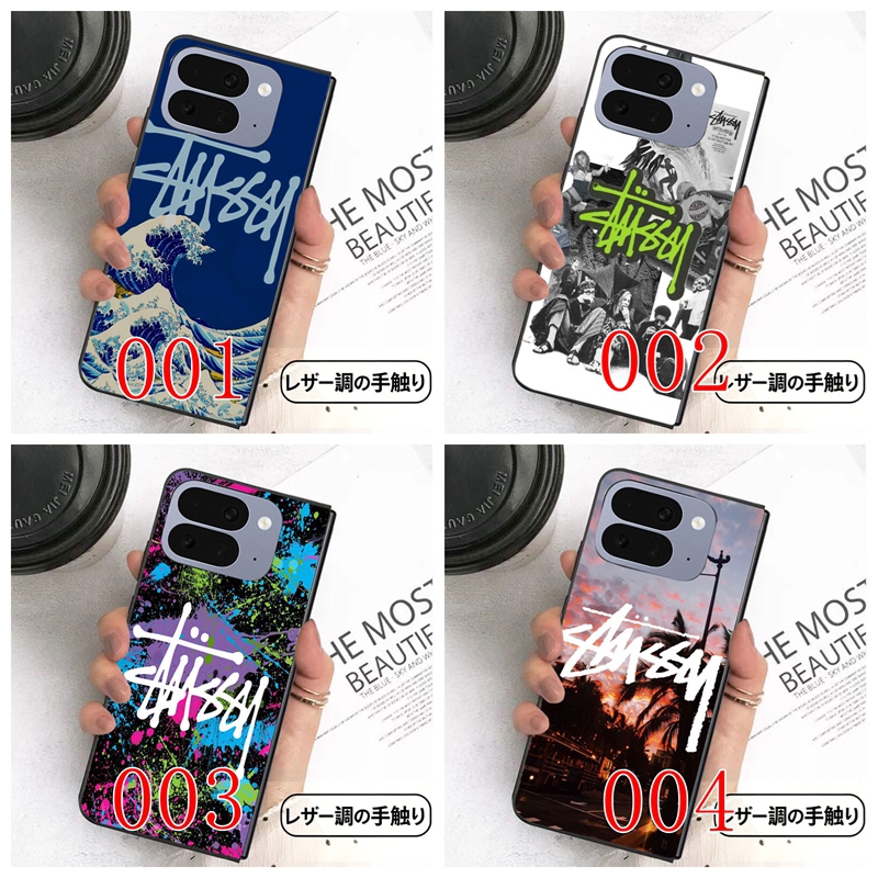 ステューシーアイフォン ultra 折り畳みスマホケース