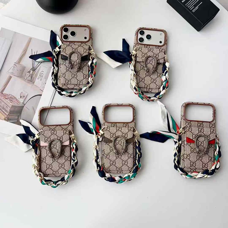 Gucci アップル 15+ 14pro 16e 17ブランドスマホカバー