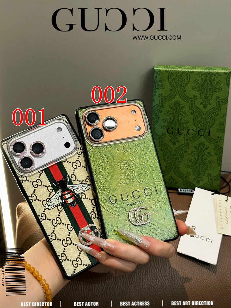 Gucci アイフォン18pro 17 air 16 pro max 15 plus 14pro 16e ブランドケース