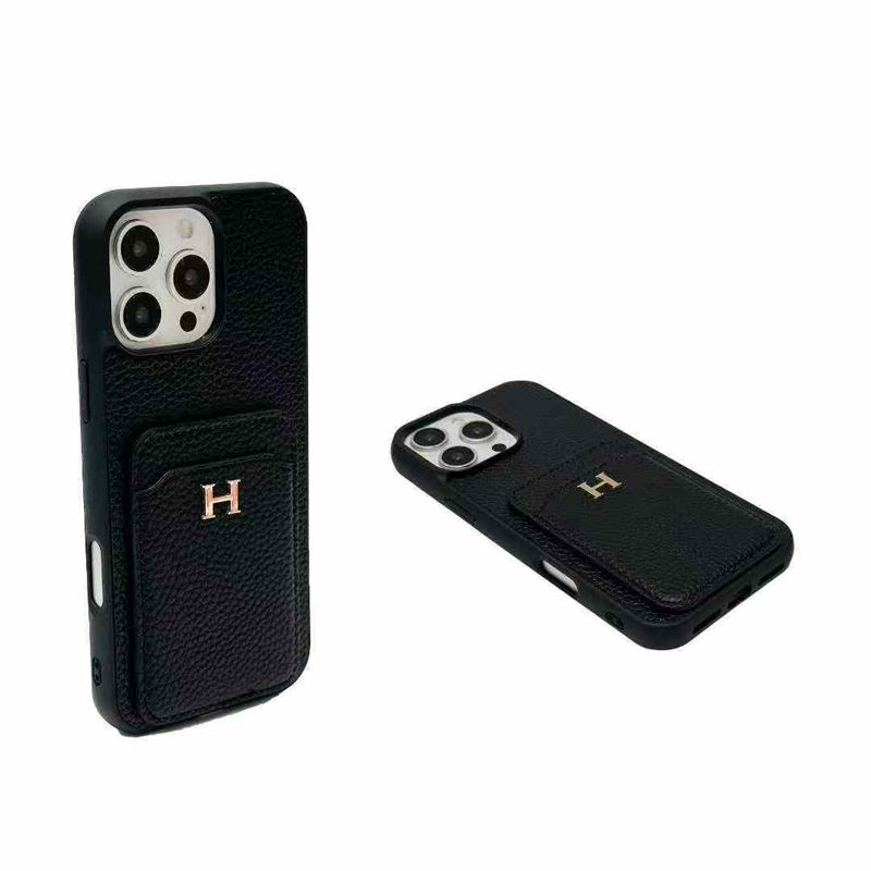 Hermes アップル 15+ 14pro 16e 17ブランドスマホカバー