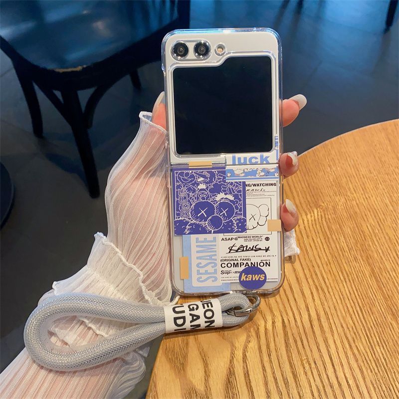 Kawsギャラクシー Z Flip7 5 4 6カバー 落下保護