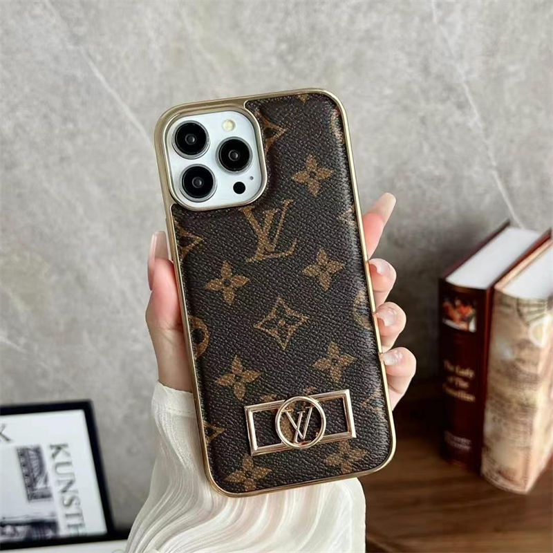 Lv アップル 15+ 14pro 16ブランドスマホカバー