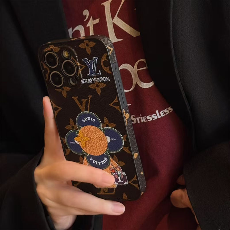 ルイヴィトンアップル 15+ 14pro 16eブランドスマホカバー