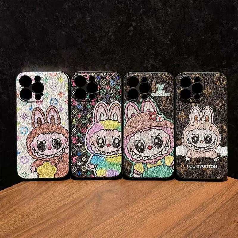 Lv アップル 15+ 14pro 16e 17ブランドスマホカバー