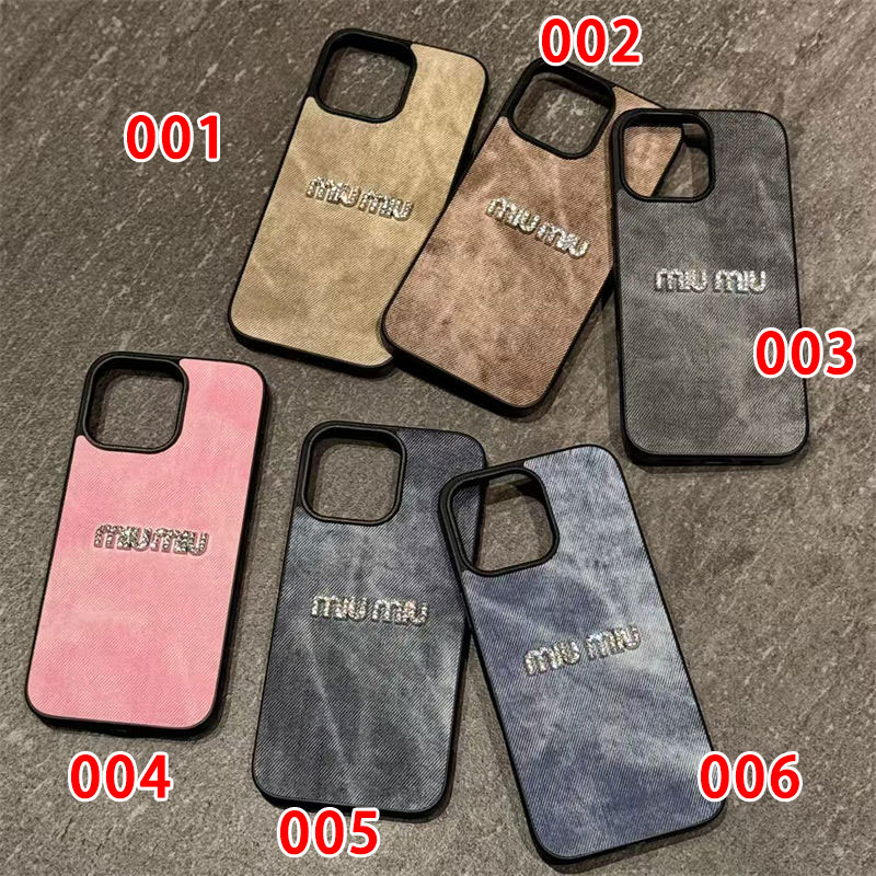 ミュウミュウiPhone Air 17pro 16e 15 pro max 14 plusケース