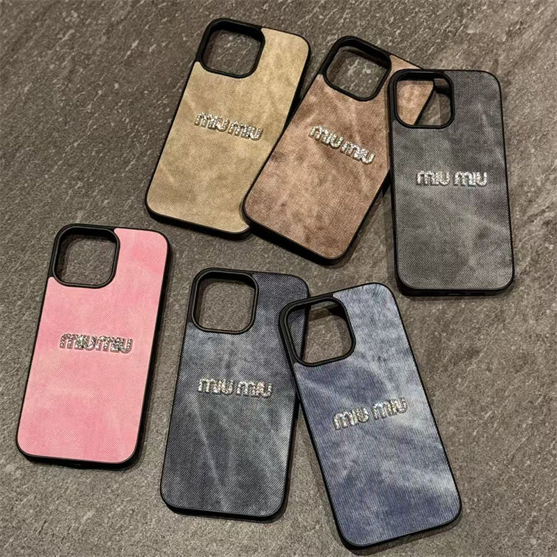 ミュウミュウiPhone  16プロマックス15 14 17 Air スマホカバー
