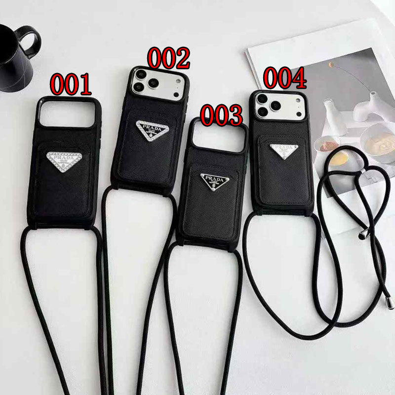 Pradaアイフォン17 16 pro max 15 plus 14pro ケース