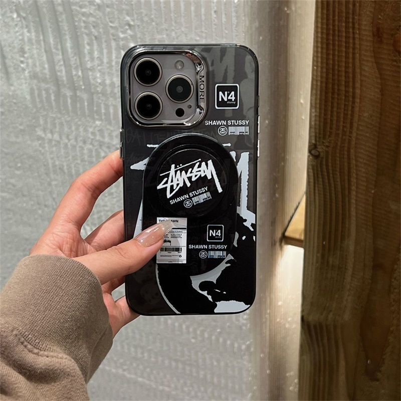 Stussy アップル 15+ 14pro 16eブランドスマホカバー